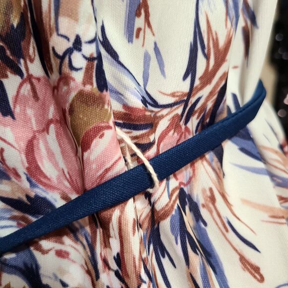 Vintage 60s 70's Ladies Sundress Sz 12 Made in USA Sleeveless Adjustable Straps - Picture 14 of 16